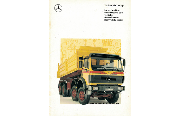 Mercedes Heavy Duty Construction Site Trucks Sales Brochure