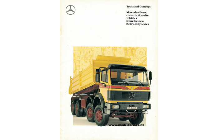 Mercedes Heavy Duty Construction Site Trucks Sales Brochure