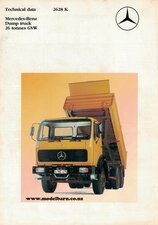 Mercedes 2628 K Truck Sales Brochure-mercedes-Model Barn