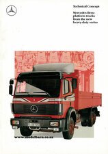 Mercedes Heavy Duty Platform Trucks Sales Brochure-mercedes-Model Barn