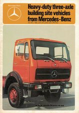 Mercedes Heavy Duty 3-Axle Building Site Trucks Sales Brochure-mercedes-Model Barn