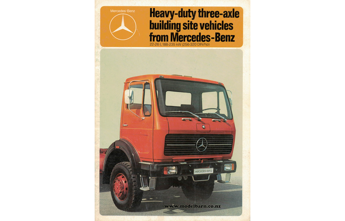 Mercedes Heavy Duty 3-Axle Building Site Trucks Sales Brochure