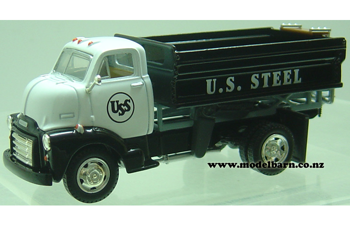 GMC COE Truck (1948, white & black) "US Steel"