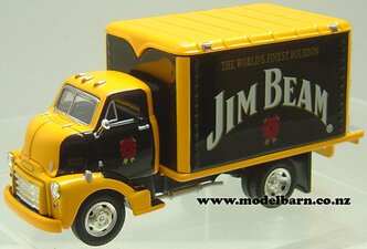 GMC COE Box Truck (1948, yellow & black) "Jim Beam"-chevrolet-and-gmc-Model Barn