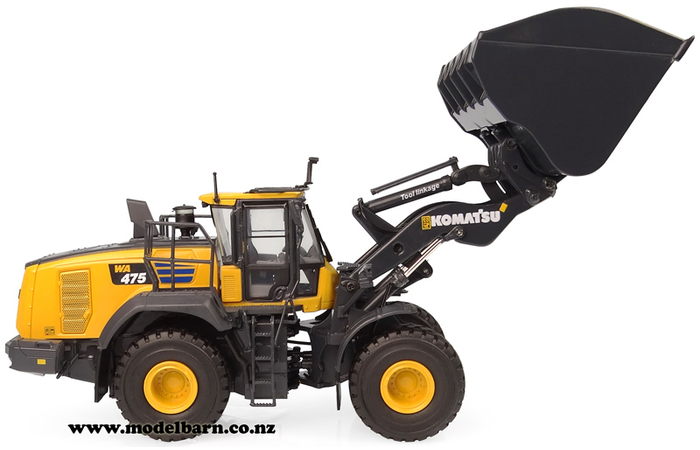 ◼️新品◼️コマツ◼️WA475-10◼️ミニカー◼️1/50 Komatsu WA475-10 Wheel Loader Yellow with Log Grapple and