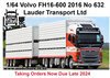 1/64 Volvo FH16-600 Stock Truck & 5-Axle Trailer "Lauder Transport/Farmers Transport"