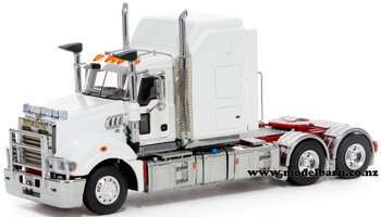 1/50 Mack Super-Liner III Prime Mover (white & red)-trucks-and-trailers-Model Barn