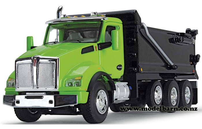 1/64 Kenworth T880 Tip Truck (lime green & black)