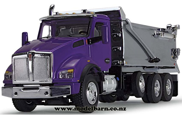 1/64 Kenworth T880 Tip Truck (purple & chrome)