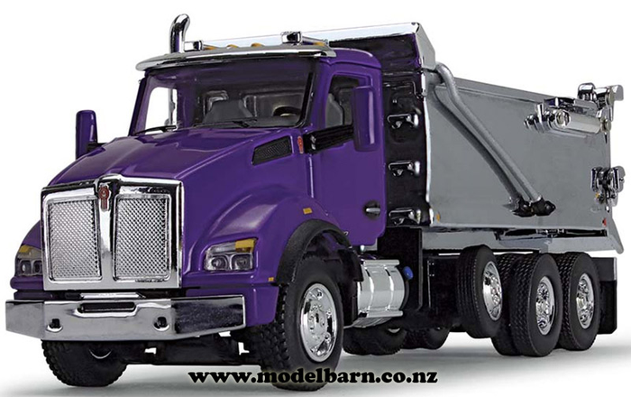 1/64 Kenworth T880 Tip Truck (purple & chrome)