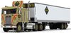 1/64 Kenworth K100 & Semi Box Trailer "Brown Transport"