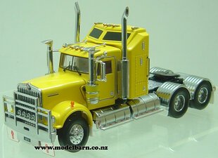 1/50 Kenworth W900 Aerodyne Prime Mover (Chrome Yellow)-trucks-and-trailers-Model Barn
