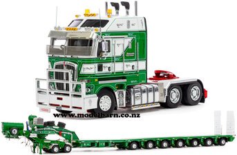 1/50 KW K200 with Drake 2x8 Dolly & 7x8 Low Loader Trailer Combo "Hogans Heavy Haulage"-kenworth-Model Barn