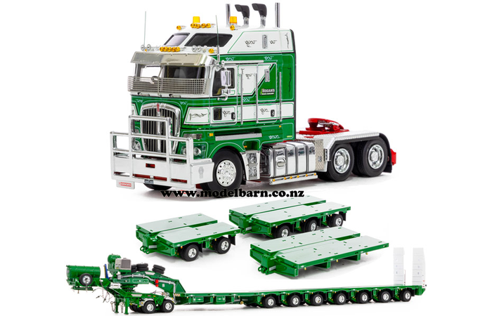 1/50 KW K200 with Drake 2x8 Dolly & 12x8 Low Loader Trailer Combo "Hogans Heavy Haulage"