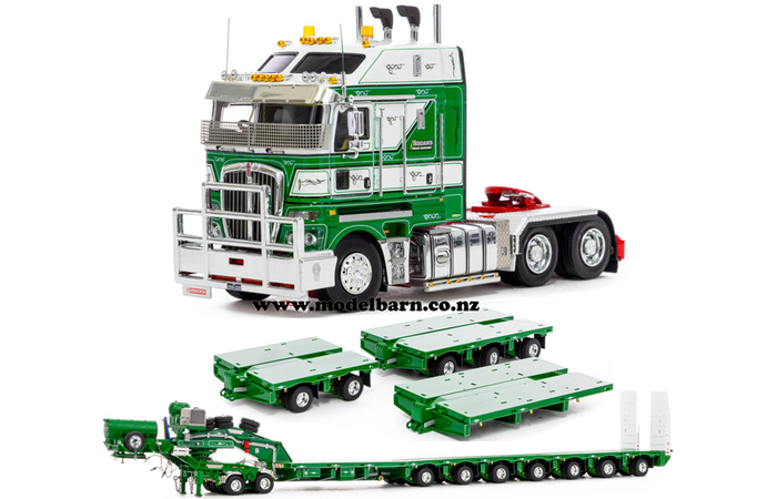 1/50 KW K200 with Drake 2x8 Dolly & 12x8 Low Loader Trailer Combo "Hogans Heavy Haulage"