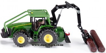 1/50 John Deere 8430 Logging Tractor & Logs-john-deere-Model Barn