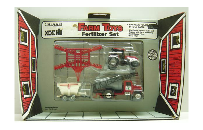 1/64 Case-IH 3294 4WD & Implements Fertiliser Set