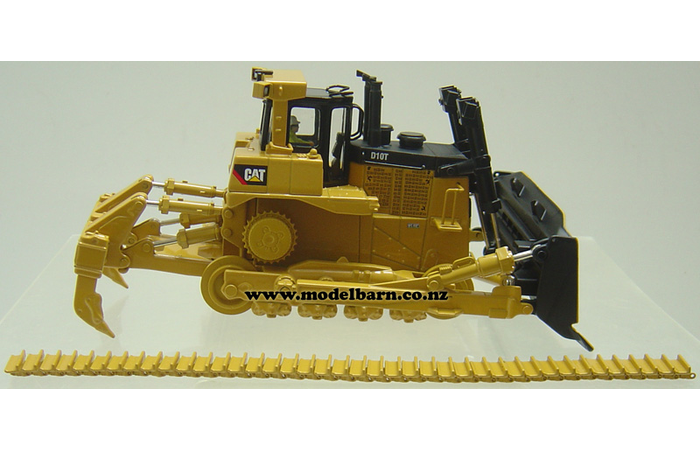 DIECAST MASTERS - CATERPILLAR D10T Avec Ripper Et Figurine - Échelle 1/50 - Neuf