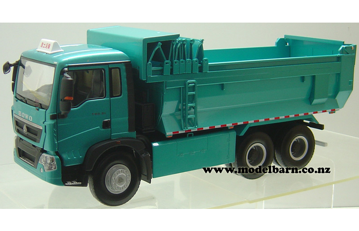 1/24 Sinotruk Howo T5G 31 Tip Truck (turquoise)