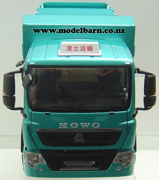 1/24 Sinotruk Howo T5G 31 Tip Truck (turquoise) - Trucks