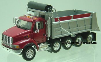 1/53 Sterling L-Line Tip Truck (red & silver, broken parts)-other-trucks-Model Barn