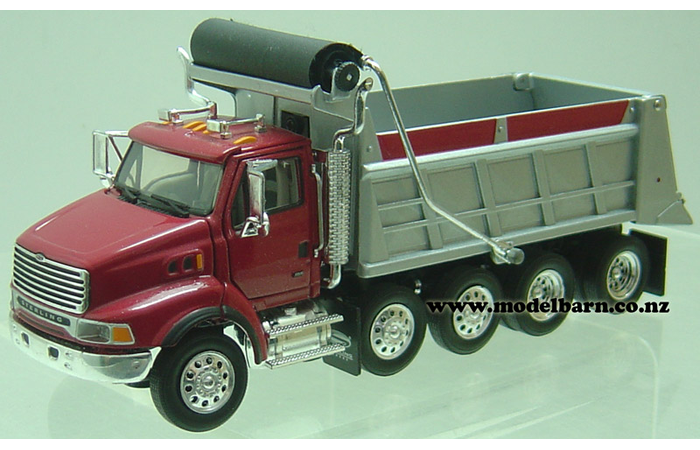 1/53 Sterling L-Line Tip Truck (red & silver, broken parts)