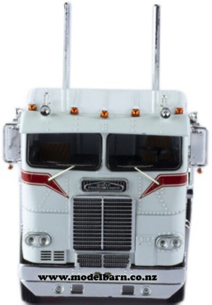 1/43 White Freightliner COE Prime Mover (1976, white & red