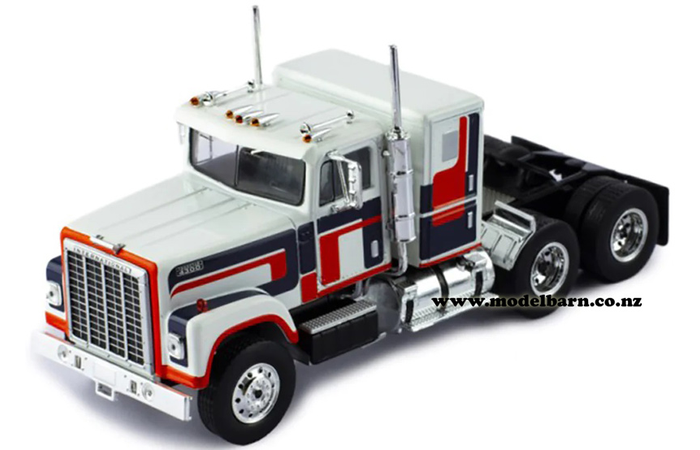 1/43 International Transtar 4300 Prime Mover (1980, white, blue & red)