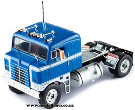 1/43 Kenworth Bullnose Prime Mover (1950, blue & white)-trucks-and-trailers-Model Barn