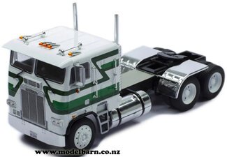 1/43 Freightliner FLA Prime Mover (1993, white & green)-trucks-and-trailers-Model Barn