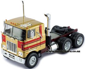 1/43 Mack F Series Prime Mover (1977, beige & red)-trucks-and-trailers-Model Barn