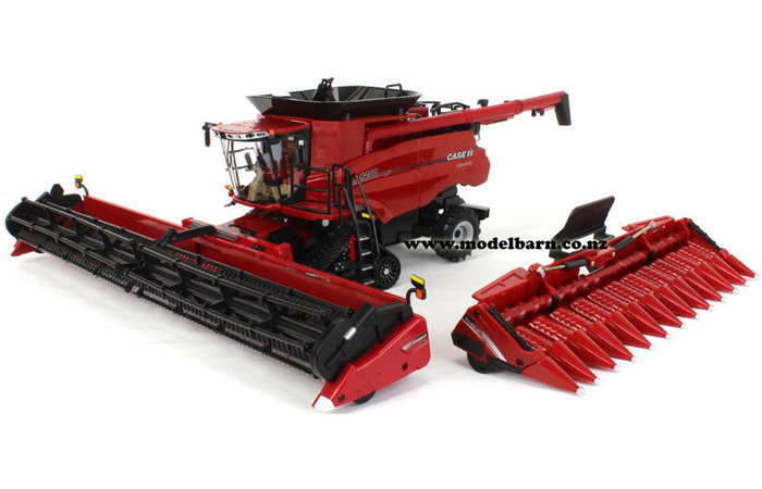 1/32 Case IH 9250 Axial-Flow Combine Harvester on Tracks with Grain & Corn Heads