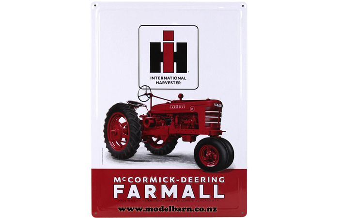 Farmall H Metal Sign (300mm x 425mm)
