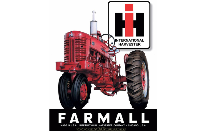 Farmall 400 Metal Sign (320mm x 405mm)