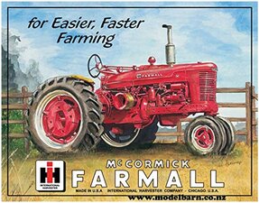 Farmall M Metal Sign (405mm x 320mm)-other-items-Model Barn