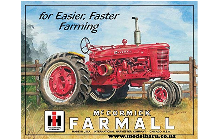 Farmall M Metal Sign (405mm x 320mm)