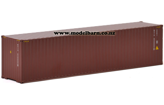 1/50 40ft Metal Shipping Container (brown)