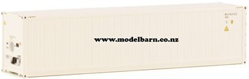 1/50 40ft Metal Refer Shipping Container (white)-shipping-containers-Model Barn