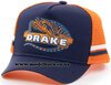 Truckers Cap "Drake" (blue & orange)