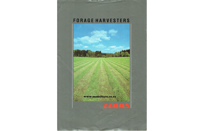 Claas Forage Harvesters Sales Brochure