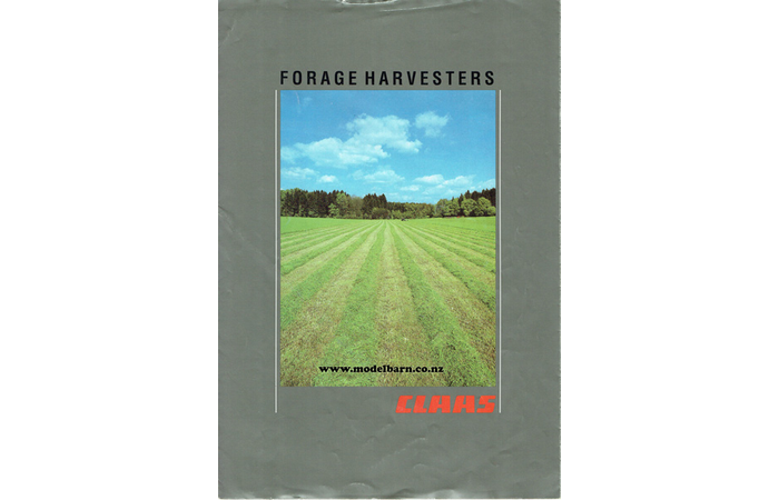 Claas Forage Harvesters Sales Brochure