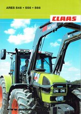 Claas Ares 500 Series Tractors Sales Brochure-claas-Model Barn