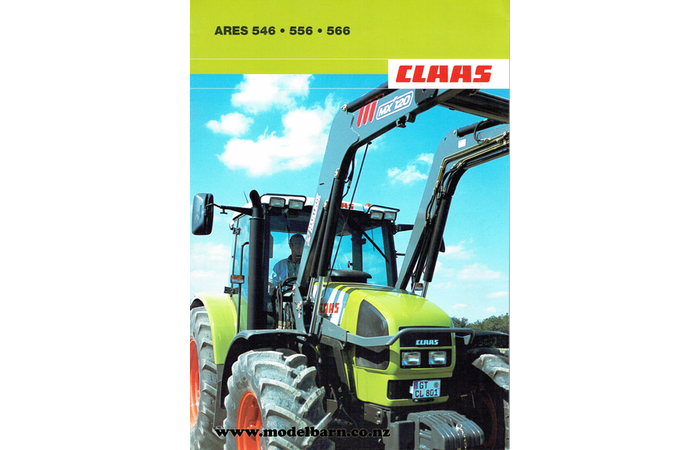 Claas Ares 500 Series Tractors Sales Brochure