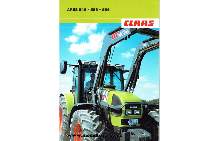 Claas Ares 500 Series Tractors Sales Brochure