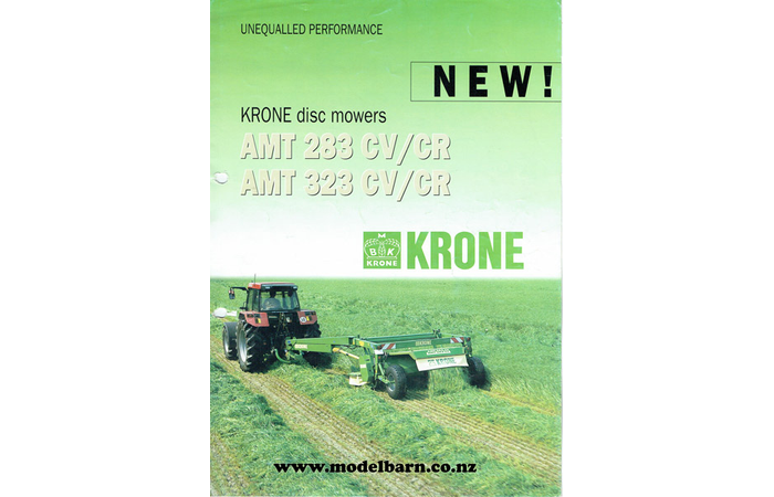 Krone Disc Mowers Sales Brochure