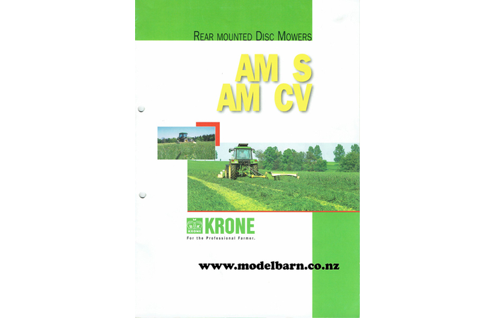 Krone Disc Mowers Sales Brochure