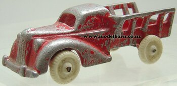 Small Farm Truck (red, 103mm)-fun-ho-toys-Model Barn