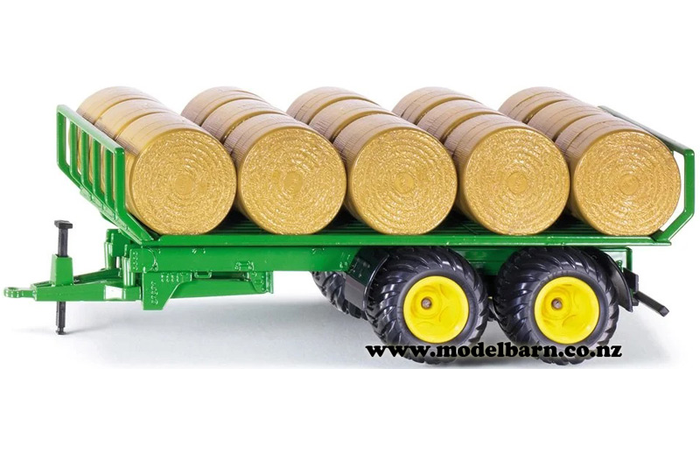 1/32 Round Bale Trailer & 15 Bales