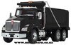 1/50 Kenworth T880 Tip Truck (black)