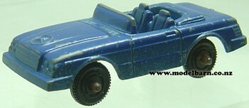 Mercedes 450 SL Convertible (dark blue, 58mm) Tootsietoy-mercedes-Model Barn